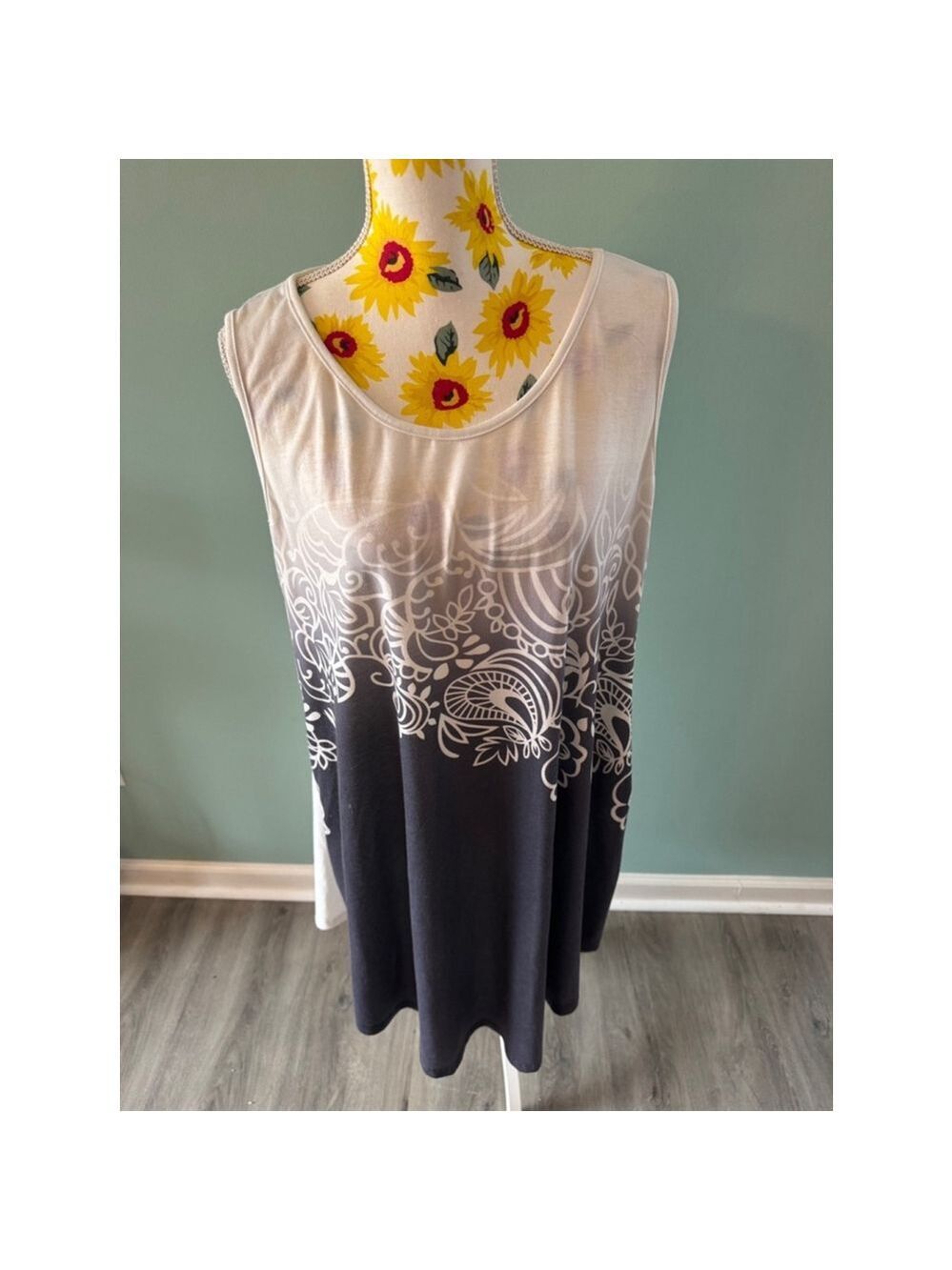 Women's Nextmia Tank Dress, Size US 18 Gray